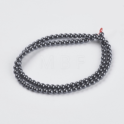 Non-Magnetic Synthetic Hematite Beads G-H1073-1-1