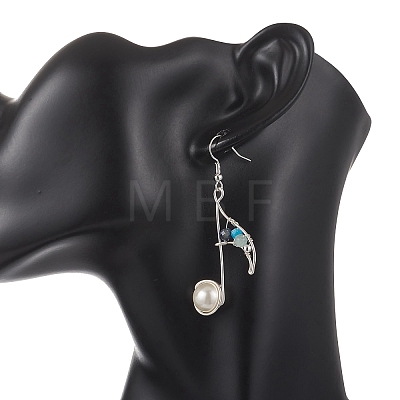 Brass Dangle Earrings EJEW-TA00804-1