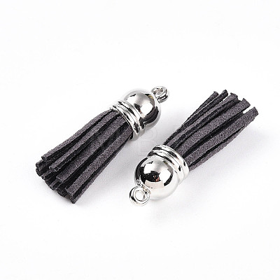 Faux Suede Tassel Pendant Decorations X-FIND-T002-A32-1