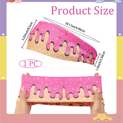 1Pc Polyester Headbands for Women Girls OHAR-CN0001-05B-1
