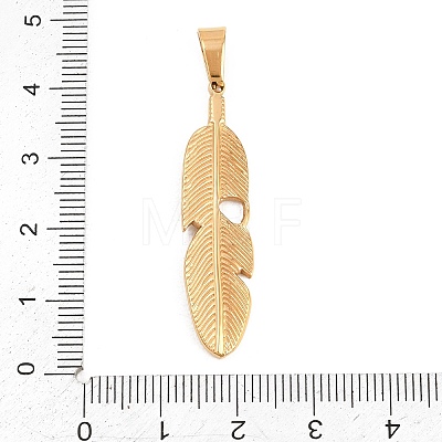 304 Stainless Steel Pendants STAS-B137-04G-1