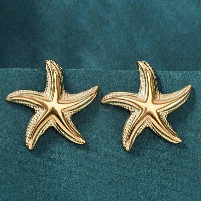 304 Stainless Steel Stud Earrings for Women EJEW-K306-12G-1