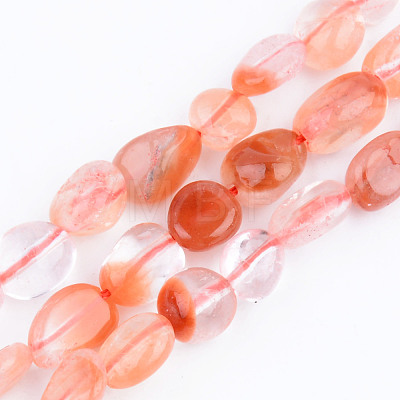 Natural Quartz Beads Strands G-S359-149A-1