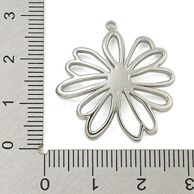 304 Stainless Steel Pendants STAS-L022-436P-03-1