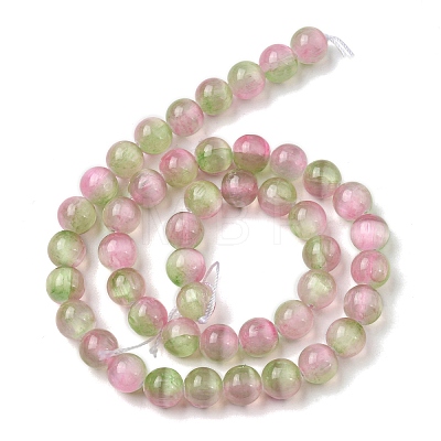 Natural Selenite Beads Strands G-P493-01K-1