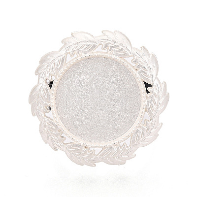 Adjustable Alloy & Iron Bezel Cup Ring Base with Rotatable Tray MAK-T012-01S-1