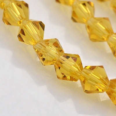Bicone Glass Beads Strands X-EGLA-P016-4mm-07-1