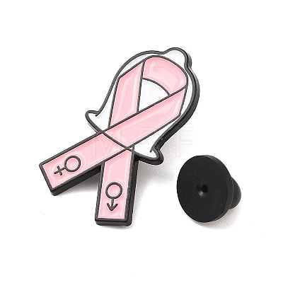 Protecting Awareness Ribbon Enamel Pins LS-JEWB-C048-03B-EB-1