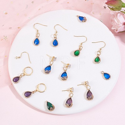 DIY Teardrop Earring Making Kit DIY-SZ0009-39-1