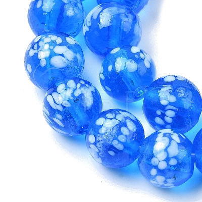 Handmade Lampwork Beads Strands LAMP-H071-01C-10-1