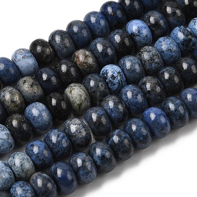 Natural Dumortierite Beads Strands G-A280-A09-02-1