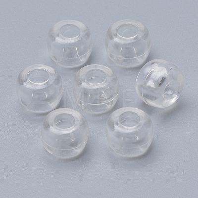 Transparent Plastic Beads X-MACR-S272-19D-1