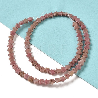 Natural Rhodonite Beads Strands G-G085-B34-02-1