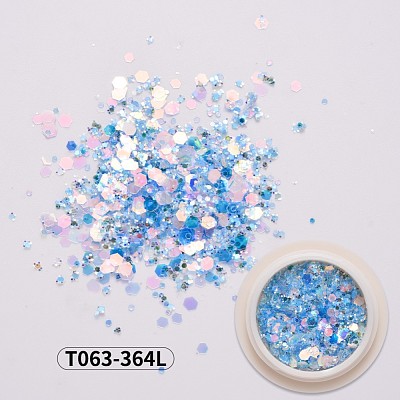 Shiny Nail Art Glitter Flakes MRMJ-T063-364L-1