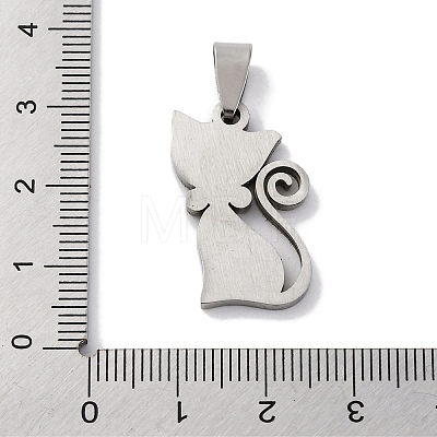 201 Stainless Steel Enamel Pendants STAS-Q342-16P-02-1