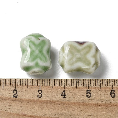 Handmade Porcelain Beads PORC-L080-E-1