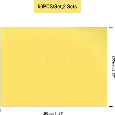 2 Sets A4 Hot Stamping Foil Paper DIY-FH0003-65-1