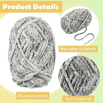 Soft Crocheting Polyester Yarn YCOR-FZC0001-01H-1