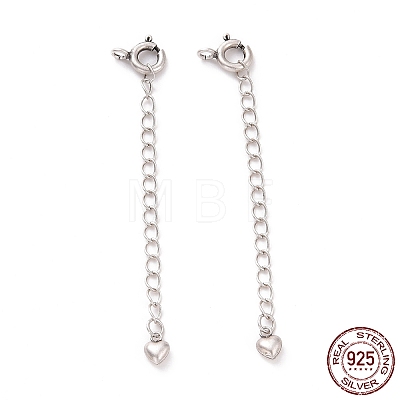 925 Sterling Silver Chain Extenders STER-D036-27AS-1