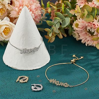  12Pcs Brass Box Chain Bracelet KK-NB0002-62-1