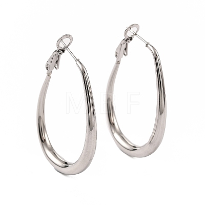 Non-Tarnish 304 Stainless Steel Hoop Earrings for Women EJEW-G346-05P-1