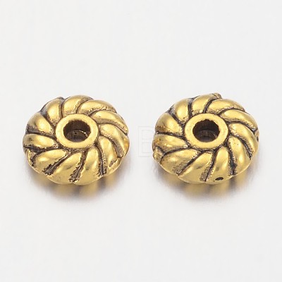 Tibetan Style Alloy Spacer Beads X-GLF10764Y-NF-1