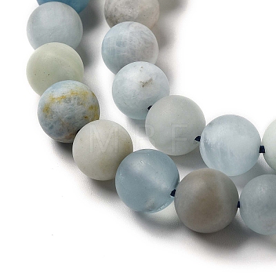 Natural Aquamarine Beads Strands G-I349-01C-1