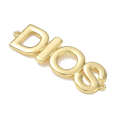 Brass Connector Charms KK-CBAE532-01F-G-1