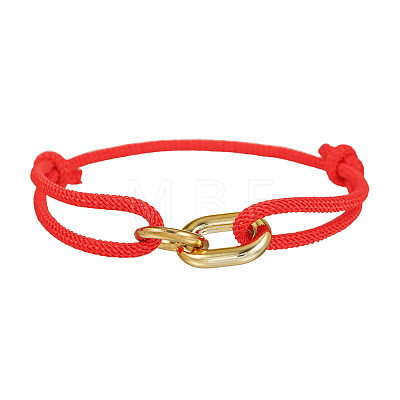 CCB Plastic Oval & Ring Link Bracelets WG5024D-03-1