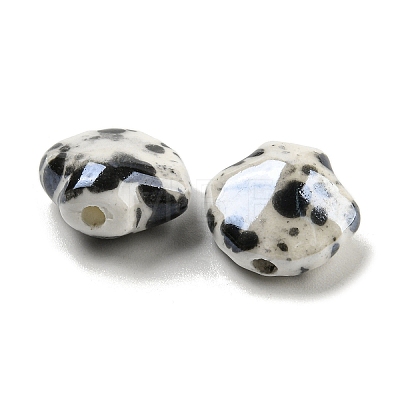 Shell Shape Handmade Porcelain Beads X1-PORC-E022-01E-1