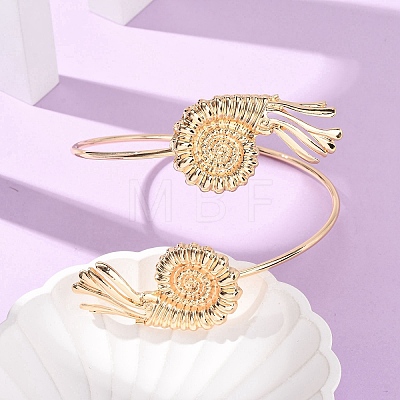 Alloy Cuff Bangles BJEW-Z168-01G-04-1
