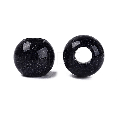 Synthetic Blue Goldstone Beads G-Q608-05A-1