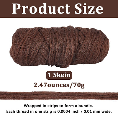 Fibre African Wig Braiding Line AJEW-CY0002-70B-1