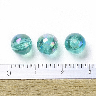 Eco-Friendly Transparent Acrylic Beads X-PL734-9-1