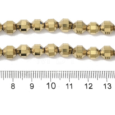 Electroplated Synthetic Non-magnetic Hematite Beads Strands G-I364-L01-01-1