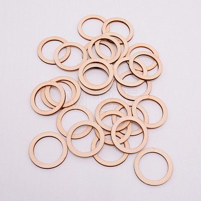 Unfinished Wood Linking Rings LS-WOOD-WH0099-12C-1
