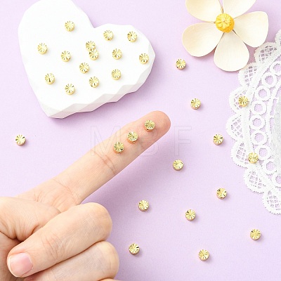 SHEGRACE Brass Beads XGRQ1H002-336G-1