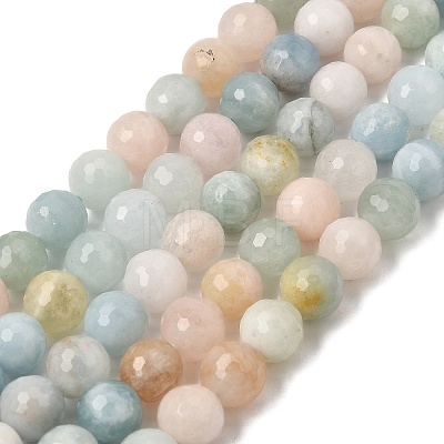 Natural Morganite Beads Strands GG-CBA0166-A01-10mm-1