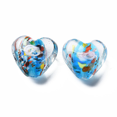 Handmade Lampwork Beads LAMP-T011-04D-1