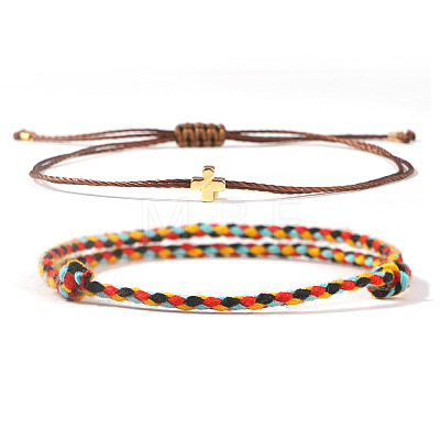 2Pcs Adjustable Bracelet Set PP9415-2-1