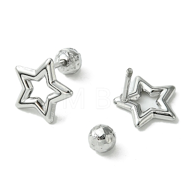 Non-Tarnish 304 Stainless Steel Ear Studs EJEW-Q801-06P-1