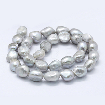 Natural Cultured Freshwater Pearl Beads Strands PEAR-K004-06C-1