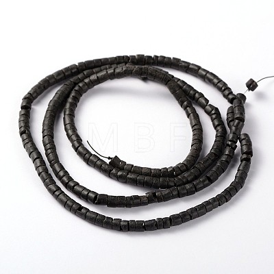 Natural Coconut Column Bead Strands COCB-O001-08-1