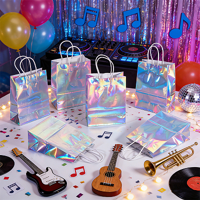 Laser Paper Packing Tote Bags ABAG-WH0083-016-1