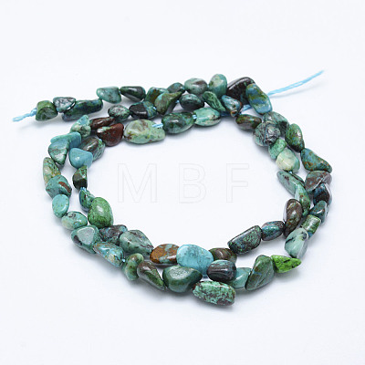 Natural Chrysocolla Beads Strands G-K203-25-1