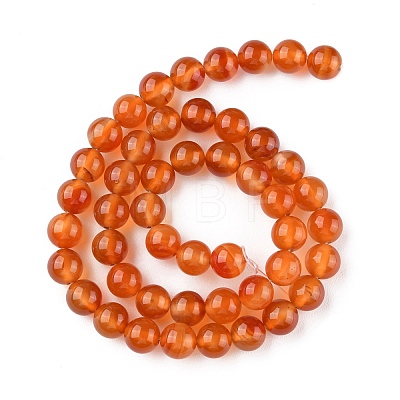 Natural Carnelian Beads Strands G-G0003-C06-1