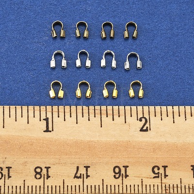 450Pcs 3 Colors Brass Wire Guardian and Protectors KK-FS0001-63-1