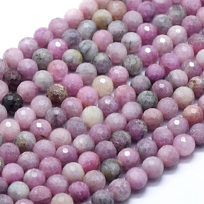 Natural Ruby Beads Strands G-D0013-63B-1