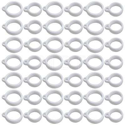 Gorgecraft 60Pcs 2 Style Silicone Pendant SIL-GF0001-43C-1