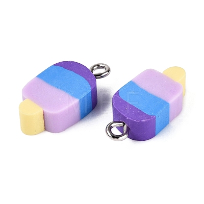 Handmade Polymer Clay Pendants CLAY-Q253-07P-10-1